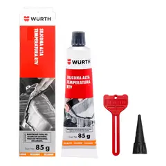 WURTH - Silicona Alta Temperatura Negra 343° 85gr