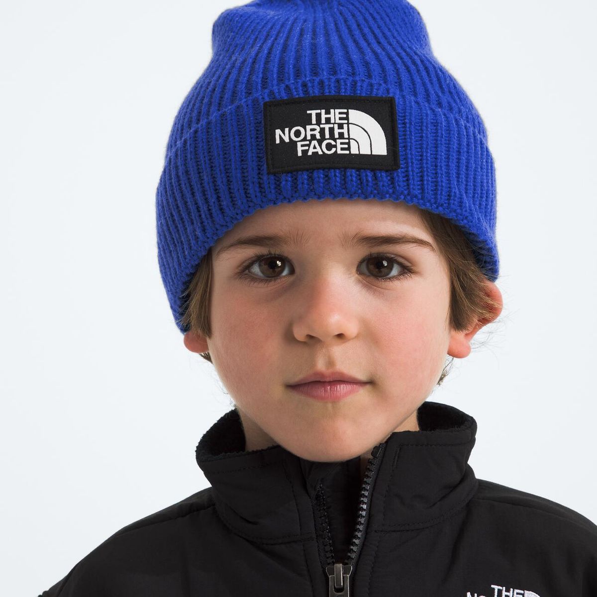 THE NORTH FACE - Gorro Tnf Logo Box Cuffed Beanie Niños Azul