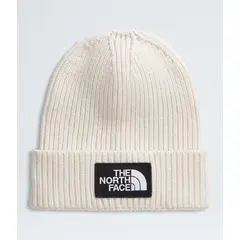 THE NORTH FACE - Gorro Tnf Logo Box Cuffed Beanie Niños Blanco