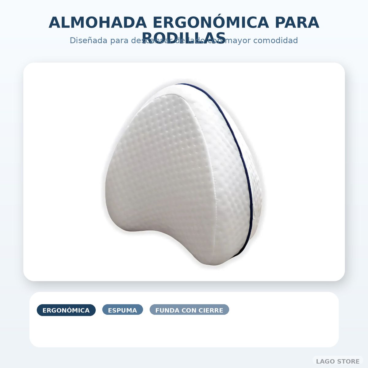 MOVI - Almohada Ortopédica para Piernas Descanso y Alineación