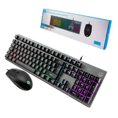 HP - Teclado + Mouse Gamer Alámbrico - KM300F