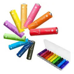 XIAOMI - PACK DE 10 PILAS AAA RAINBOW BATTERIES