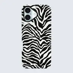 IPALACE PROTECT - Carcasa Animal Print compatible con iPhone 17 - Wild Zebra