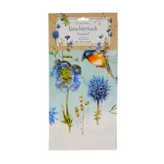 DIE SPIEGELBURG - Paño De Cocina 100% De Algodon con diseño de pajaro y flores