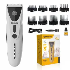 LILIPRO - Lilipropet Máquina Cortapelo Perros PT306 8 Peines 3 Vel 7h