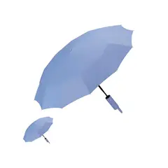 GENERICO - Paraguas Plegable Anti-uv De 24 Varillas Color Azul acero Diseño de la tela Estrellas Labg