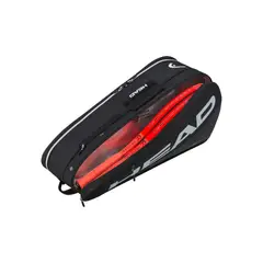 HEAD - Bolso Raquetero de Tenis Tour Racquet Bag M Negro 6 Raquetas
