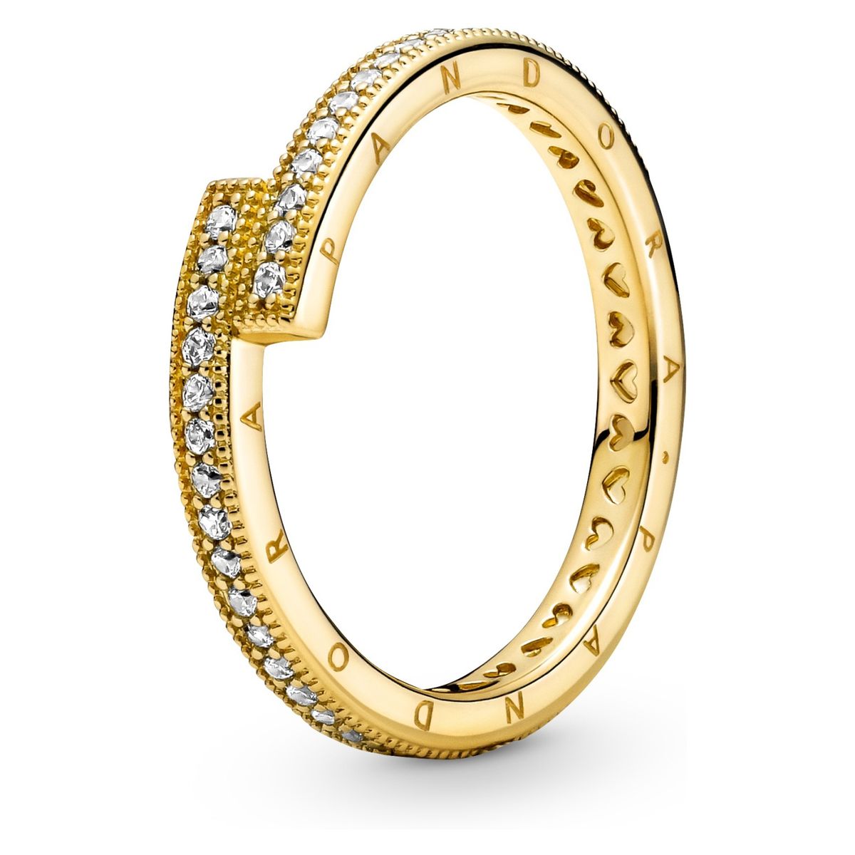 PANDORA - Anillo Superpuesto Brillante Mujer Pandora