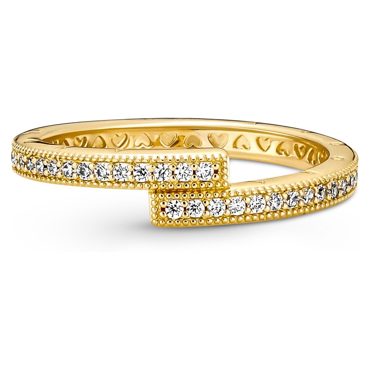 PANDORA - Anillo Superpuesto Brillante Mujer Pandora