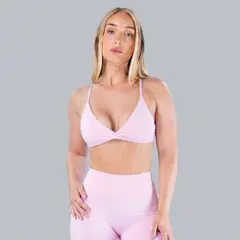 NOVY - Top Deportivo Cruzado Mujer Escote V Tirantes Finos Ideal Yoga Gym
