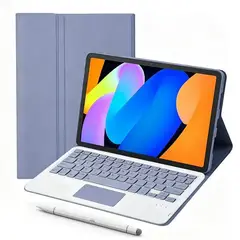 LENOVO - Tablet Pad 11 2025 8GB+256GB 11" WIFI 2.5K-Gris+Teclado morado+Lápiz táctil