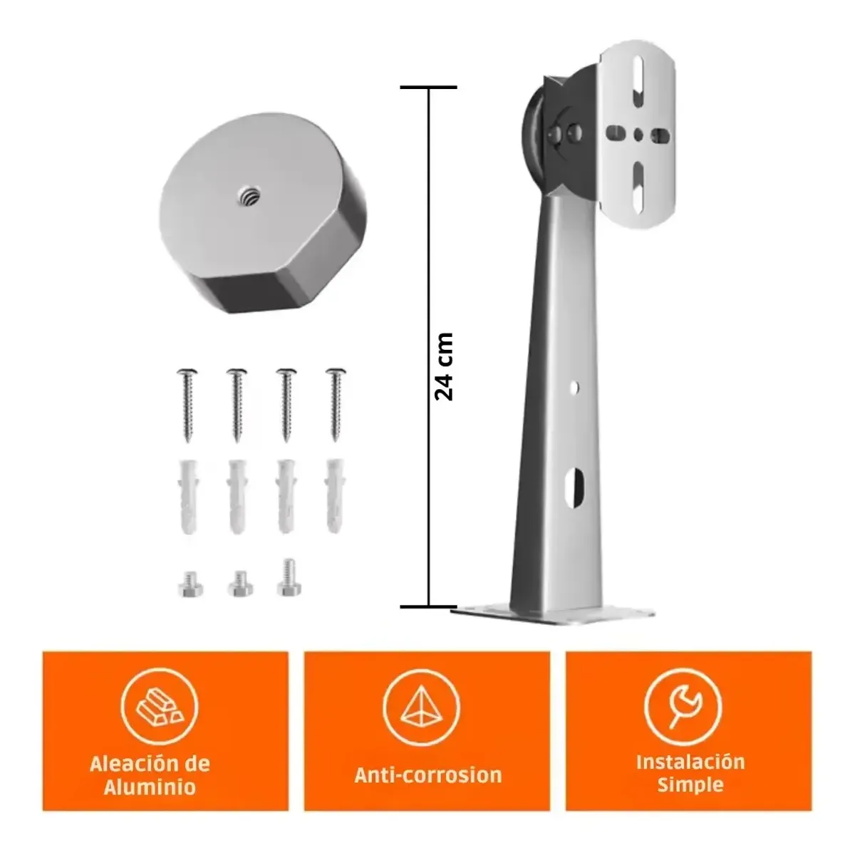 TSKY CHILE SHOPPING - Soporte De Antena Compatible con Starlink Mini Mastil Techo Pared Muro De Alta Resistencia Ajustable