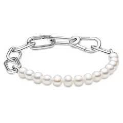 PANDORA - Pulsera Cultivadas de Plata Mujer