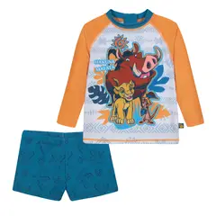 DISNEY - Set UV50 Bebé Niño M.Larga Rey León -