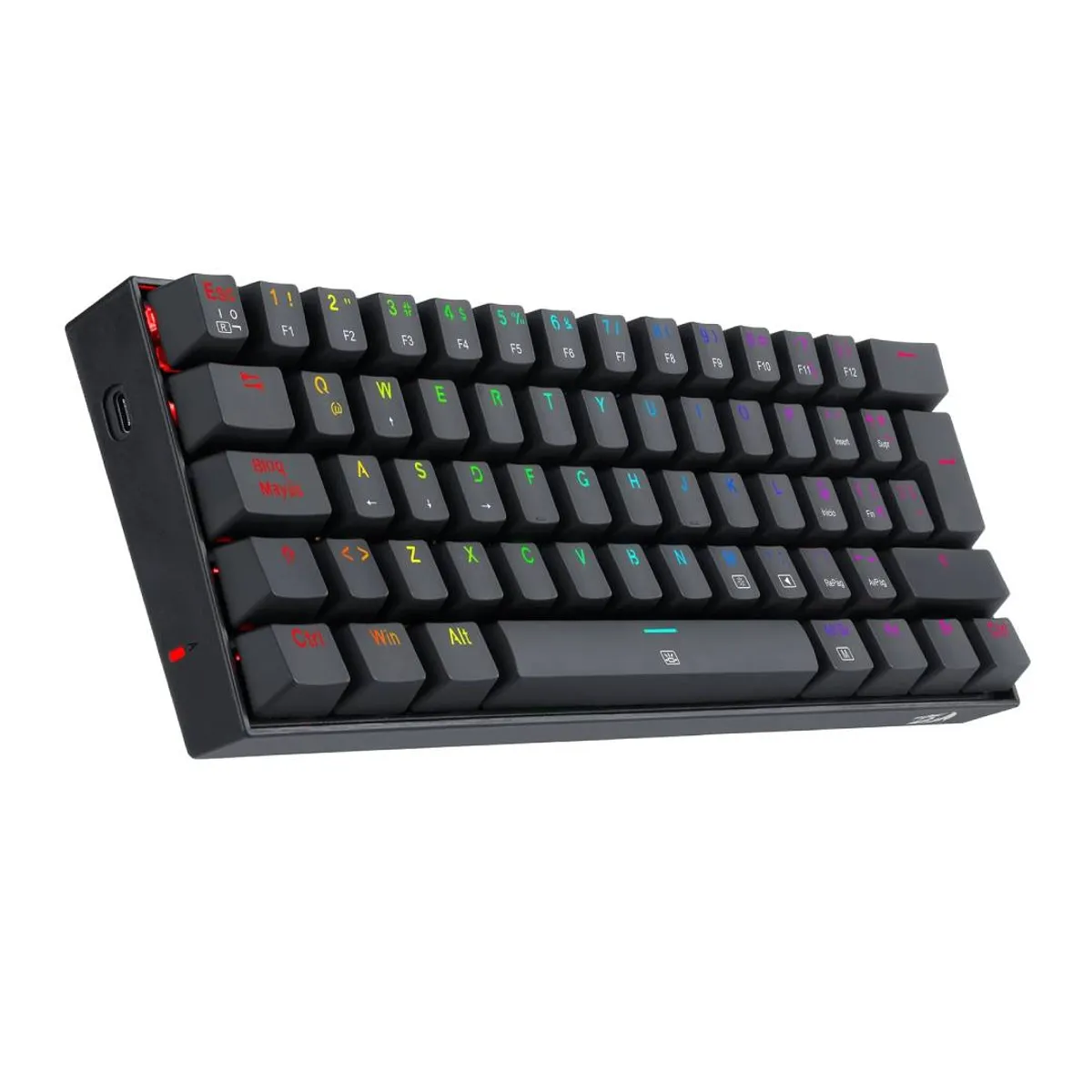 Teclado Redragon Dragonborn RGB Black Switch Brown Español, marca REDRAGON - Foto 2