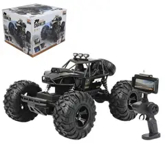 GENERICO - Auto Control Remoto 4x4 Rock Crawler Con Cámara Y Luces Led