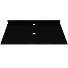 DOMSA - Lavamanos Mármol Negro Dorado 101.5x48.5Cm Basic