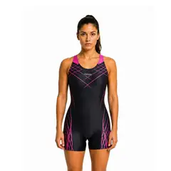 FOUR - Traje de Baño Natación Mujer Boxer Pulse Negro