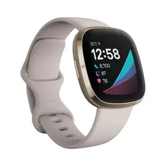 FITBIT - Smartwatch Sense Wifi Reacondicionado grado A Soft Gold Stainless Steel