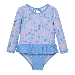 H2O WEAR - Traje de Baño UV50 Vuelo Cintura Bebé Niña M.Larga -