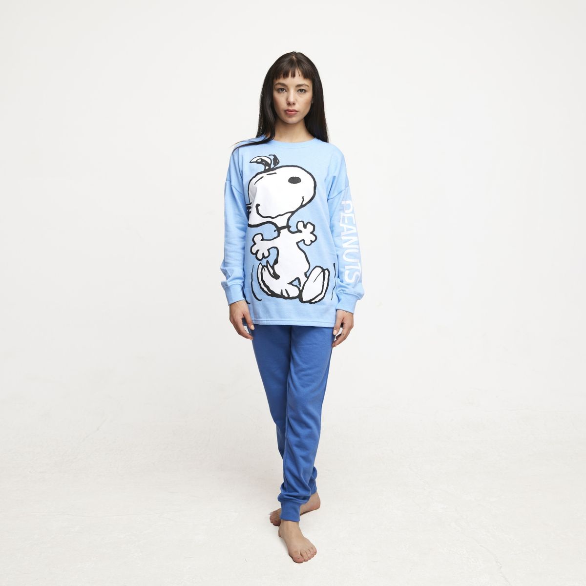 SNOOPY - Snoopy Pijama Polera Pijama Mujer Manga Larga