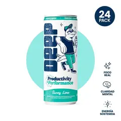GENERICO - Energética Deep Productivity & Performance Sunny Lime x24 latas 250ml