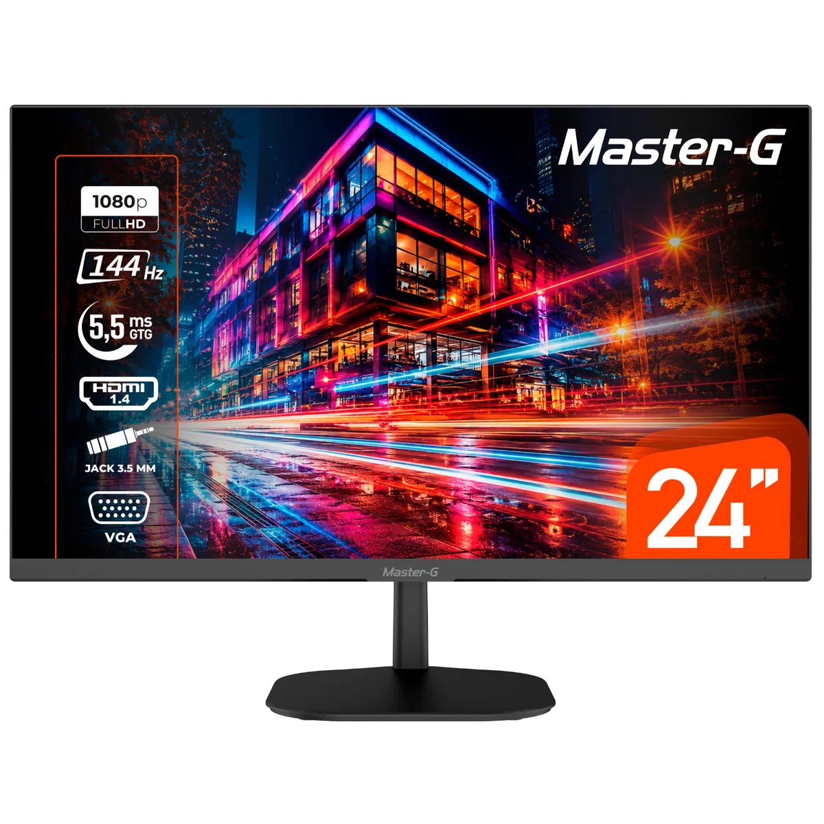 MASTER G - Monitor de PC 24" Full HD IPS 144Hz 5,5ms MGME2450 Master-G
