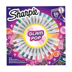 SHARPIE - Set 30 Marcadores P. Fina Glam Pop