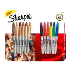 SHARPIE - Set 24 Marcadores P. Fina Retrato y Tierra