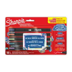 SHARPIE - Set 5 Marcadores Acrylic Punta Fina Tierra