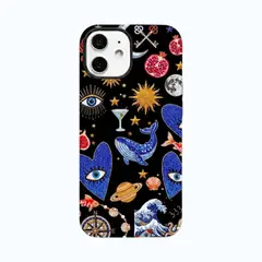 IPALACE PROTECT - Carcasa Mysterious Vibes compatible con iPhone 12 - Mysterious Universe