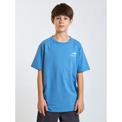 MAUI AND SONS - Polera MC Wild Celeste Infantil