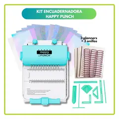 HAPPYPUNCH - KIT Encuadernadora Happy Punch + insumos 05
