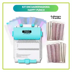 HAPPYPUNCH - KIT Encuadernadora Happy Punch + insumos 07