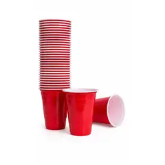 GENERICO - 50 Vasos Plasticos Desechables Terremotos Bebidas Fiesta