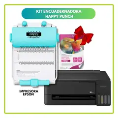 HAPPYPUNCH - KIT Encuadernadora Happy Punch + insumos 08
