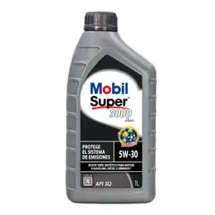 MOBIL - Aceite Super 3000 XE4 5W30 Sintético API SQ 1 Litro