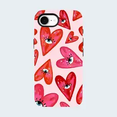 IPALACE PROTECT - Carcasa Mysterious Vibes compatible con iPhone 17e - Love Vision