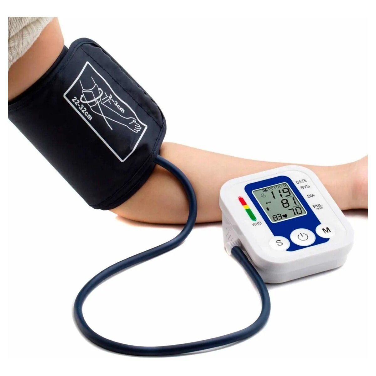 GENERICO - Toma Presion Digital Brazo Con Tensiometro Usa Usb