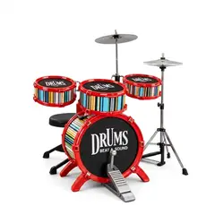 GENERICO - Batería Musical Infantil Jazz Drum 7 Piezas Niños 3+ años