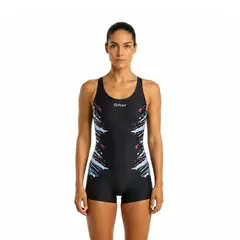 FOUR - Traje de Baño Natación Mujer Dynamic Negro