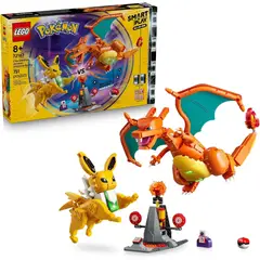 LEGO - Pokémon SMART Play Charizard vs Jolteon Ultimate Battle