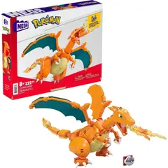 MEGA - Juego de Juguetes de Construcción Pokémon Charizard con 222 Piezas