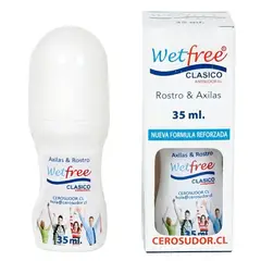 WETFREE - Antitranspirante Clasico Roll On 35ml