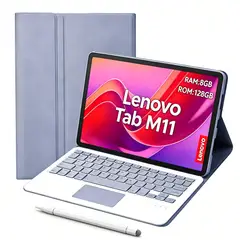 LENOVO - Tablet M11 8GB+128GB WiFi 11+Teclado Morado+Lápiz táctil