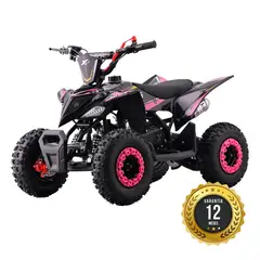 GENERICO - CUATRIMOTO ATV TAURUS PRO 49CC NIÑOS BEBRAVE ROSADA