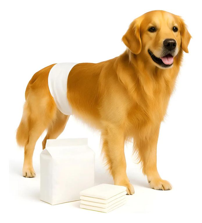 GENERICO 48 Pañales Perros Macho Gatos Desechables Incontinencia M Blanco Macho M 55 X 20cm