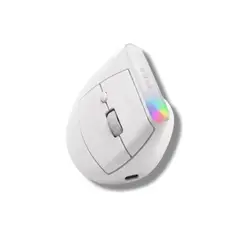 WEIBO - Mouse Vertical Ergonómico Recargable WB-889 Blanco