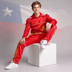 UTILISIMO - Traje Típico Caporal Rojo Danza Tradicional Fiestas Patrias