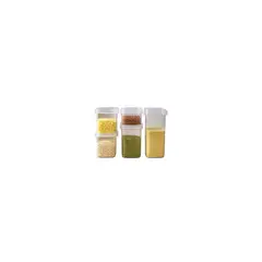 GENERICO - Set 5 De Frascos Para Cereales, Legumbres Y Granos